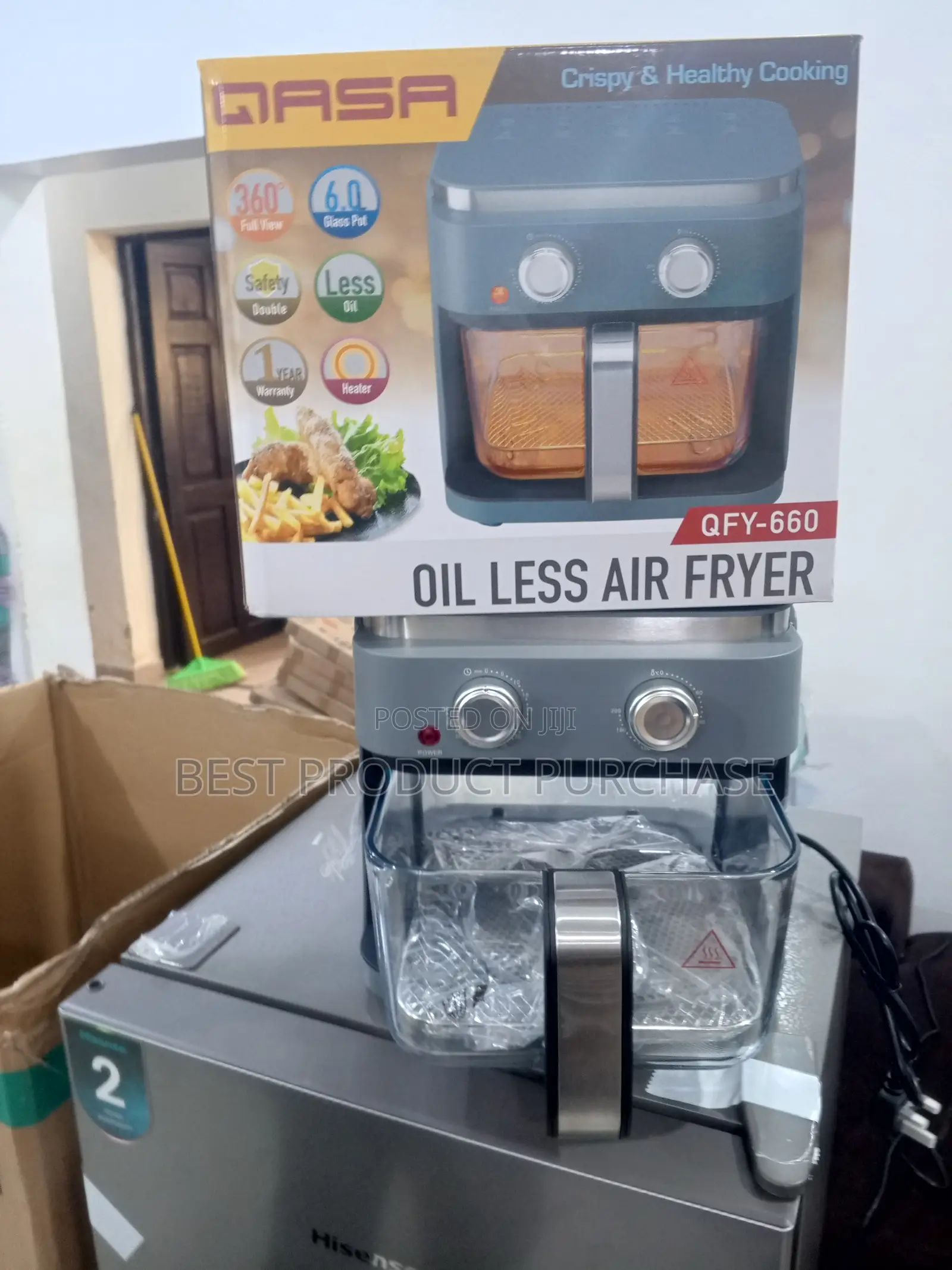Qasa Air Fryer – Clean Inside Out