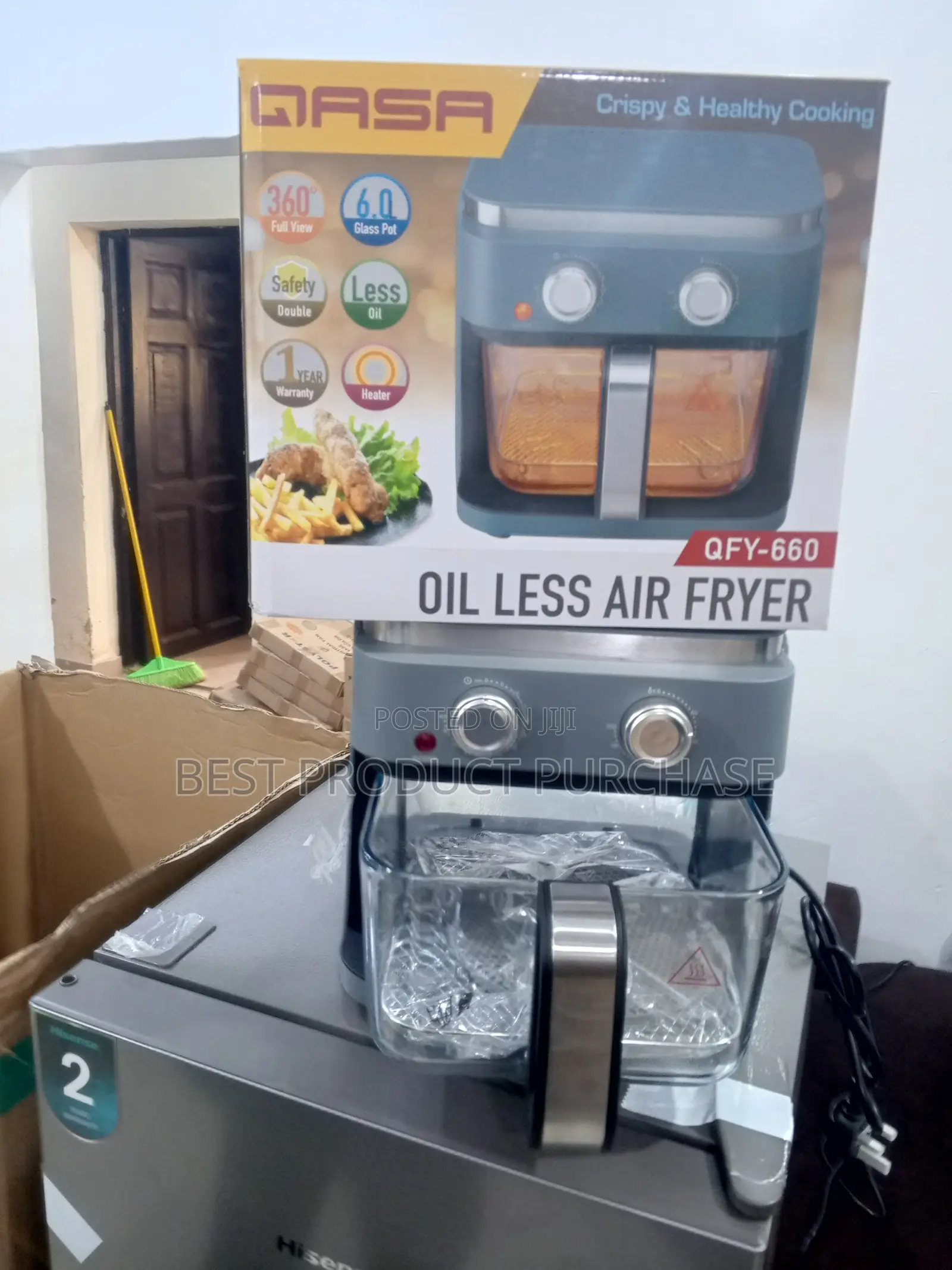 Qasa Air Fryer, Works 100%