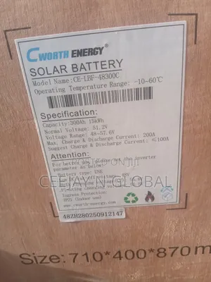 Solar Cworth 15kwh 51.2v Lithium Ion Battery