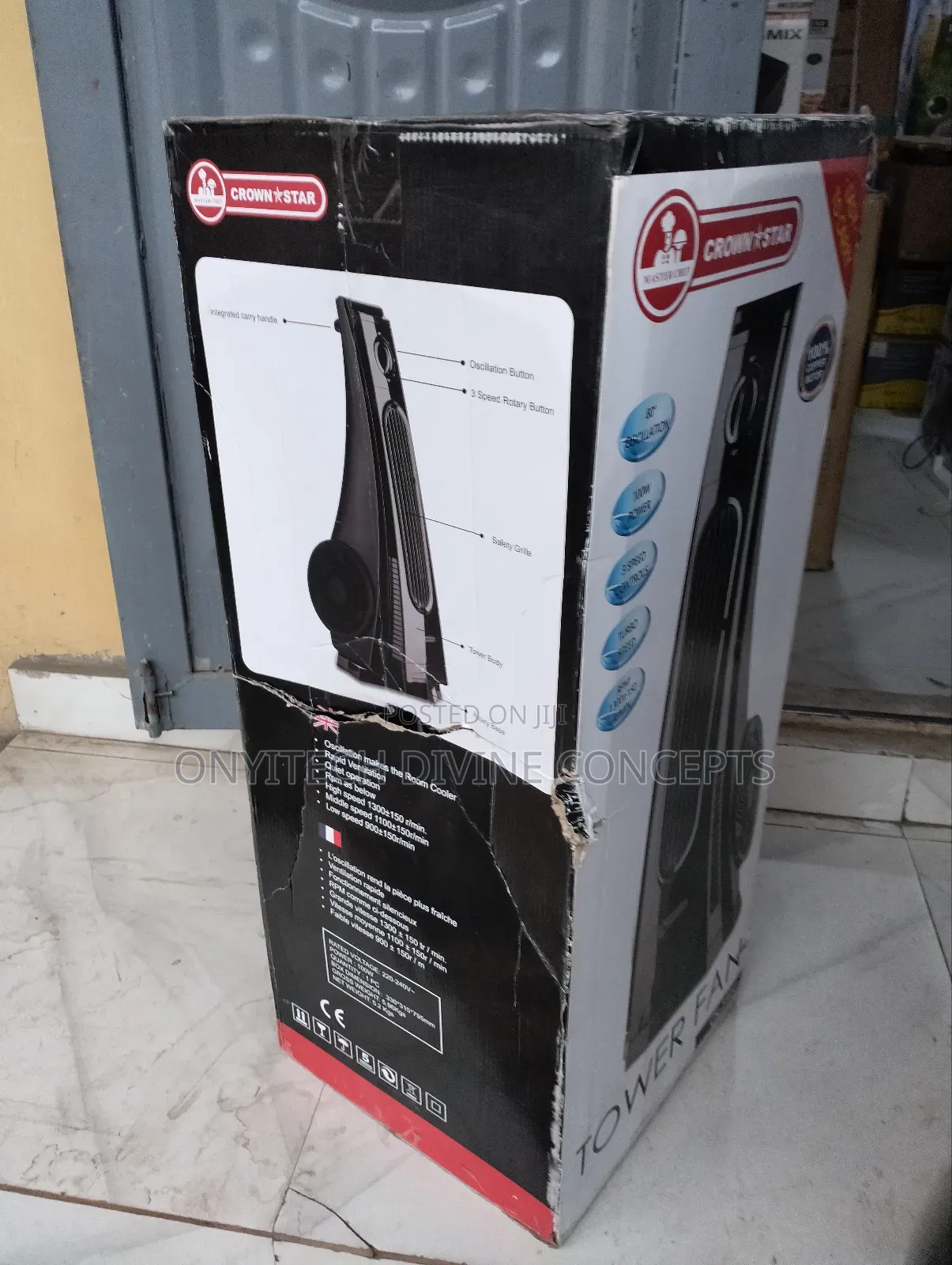 Crown Star Tower Fan