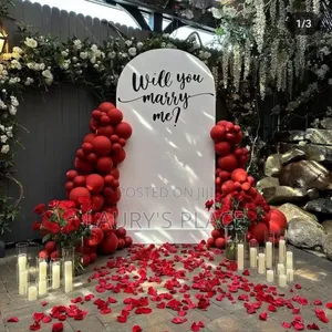 Balloon Arrangement for Proposal Decorations