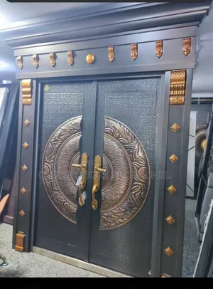 Quality Full Gauge Copper Cast Door With Ark Royal Home