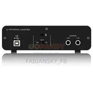 Behringer U-Phoria Umc22 Usb Audio Interface |