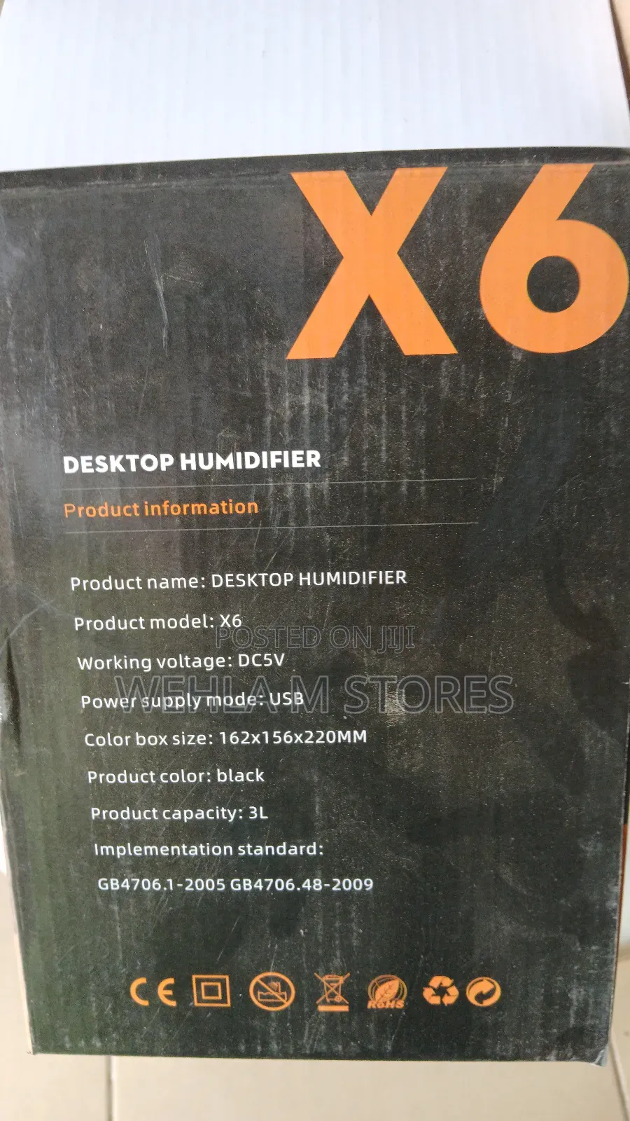 Multifunctional Desktop Humidifier (3 Litres)