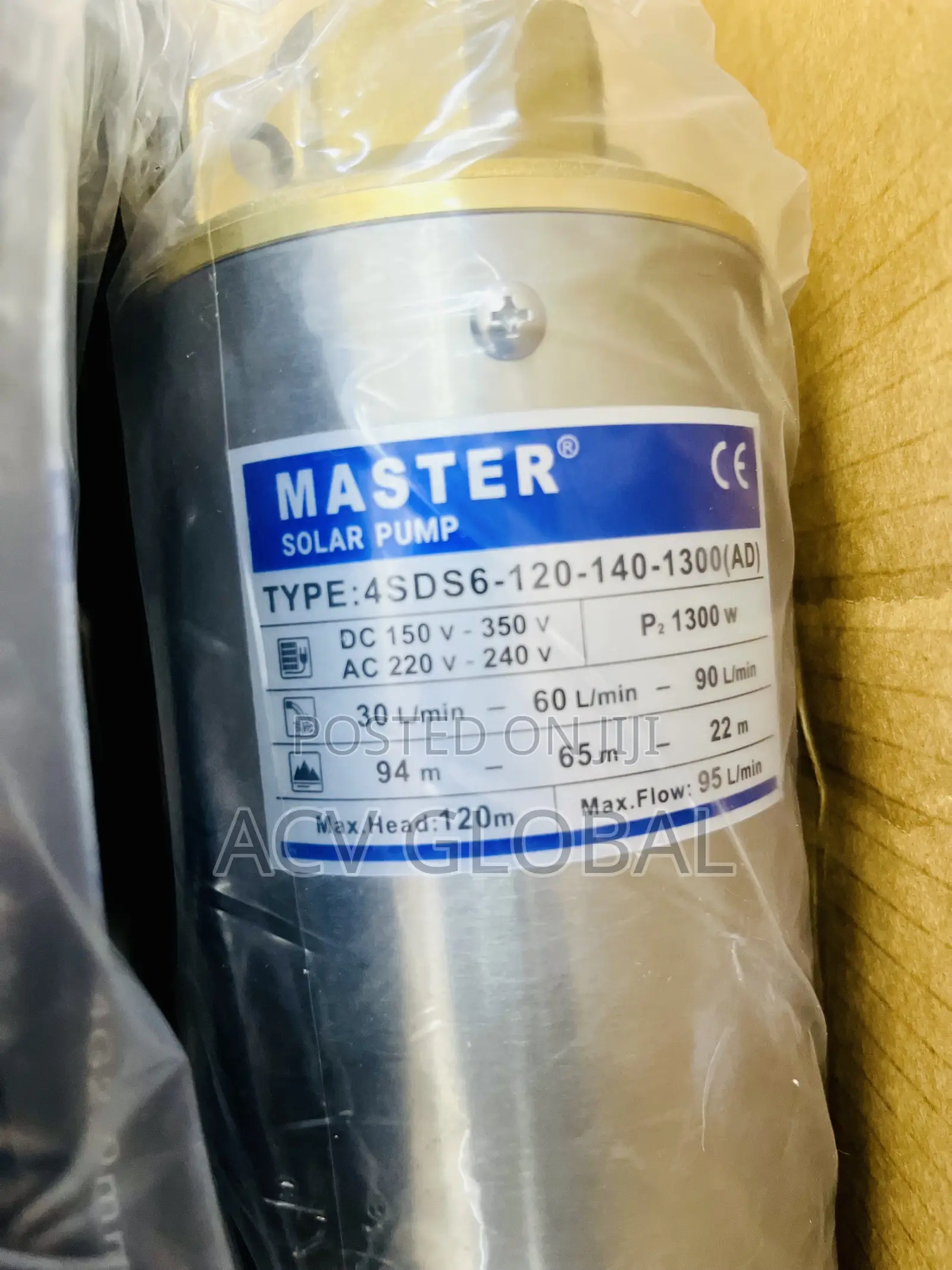 Master Ac/Dc Submersible Pumping Machine - ACV Global Price: ₦ 370,000 ...