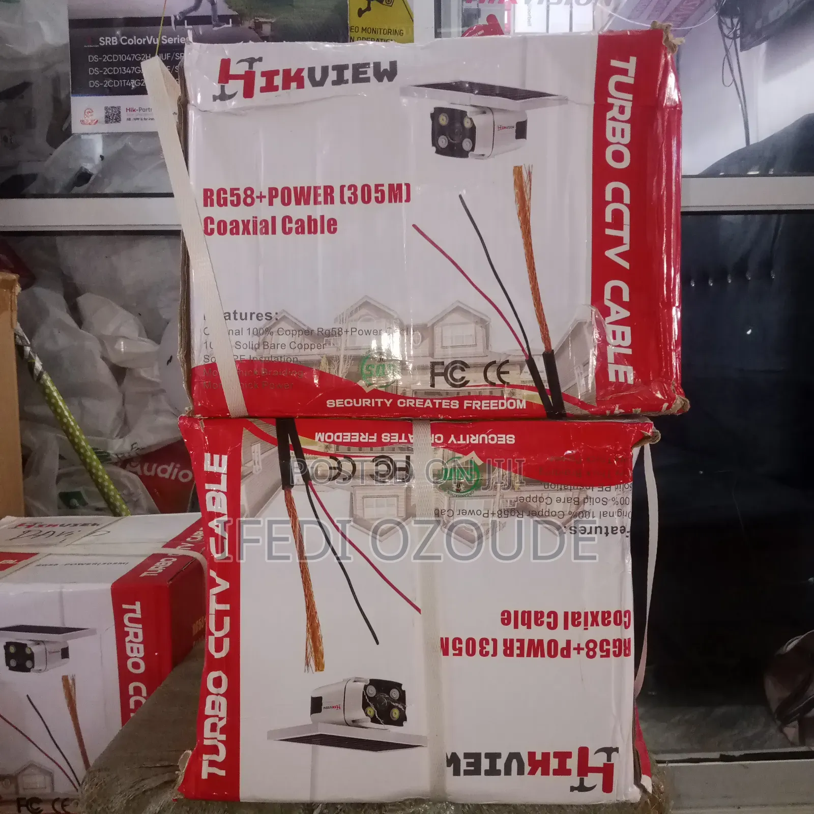 Cctv Rg58+Power Cable