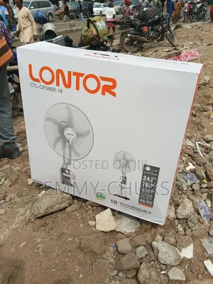 18" Lontor Mis Fan Rechargeable Original