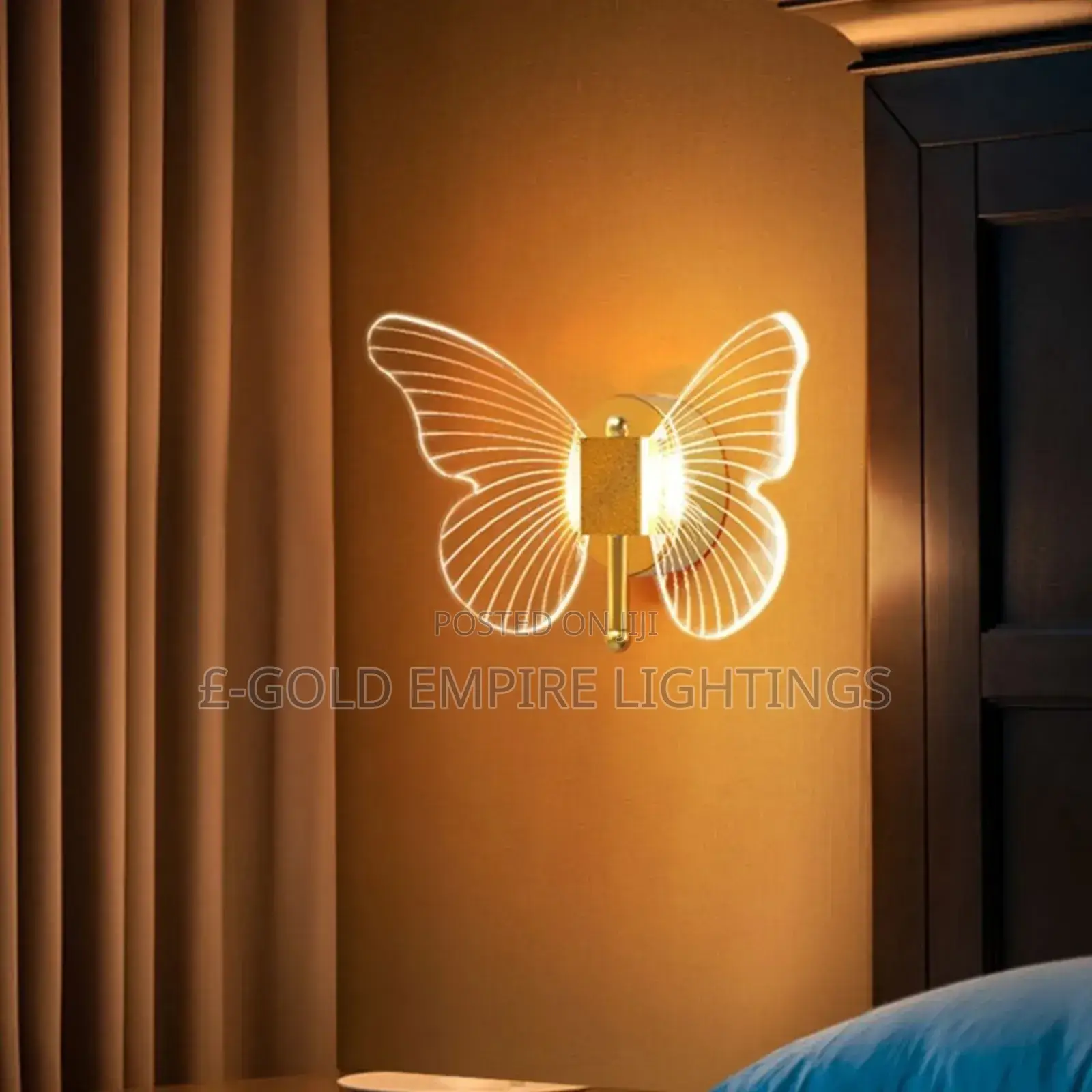 3d Butterfly Wall Light