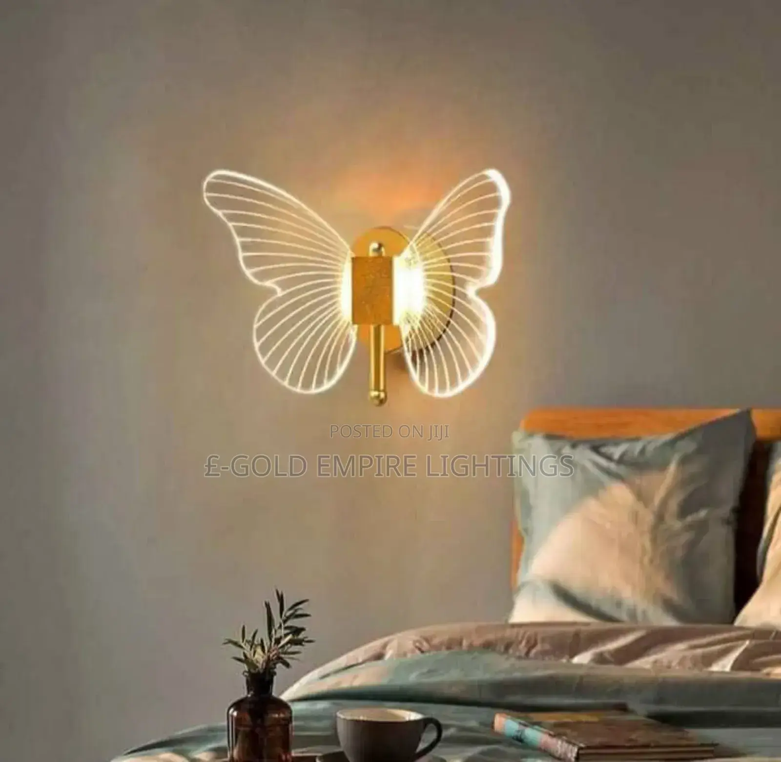 3d Butterfly Wall Light