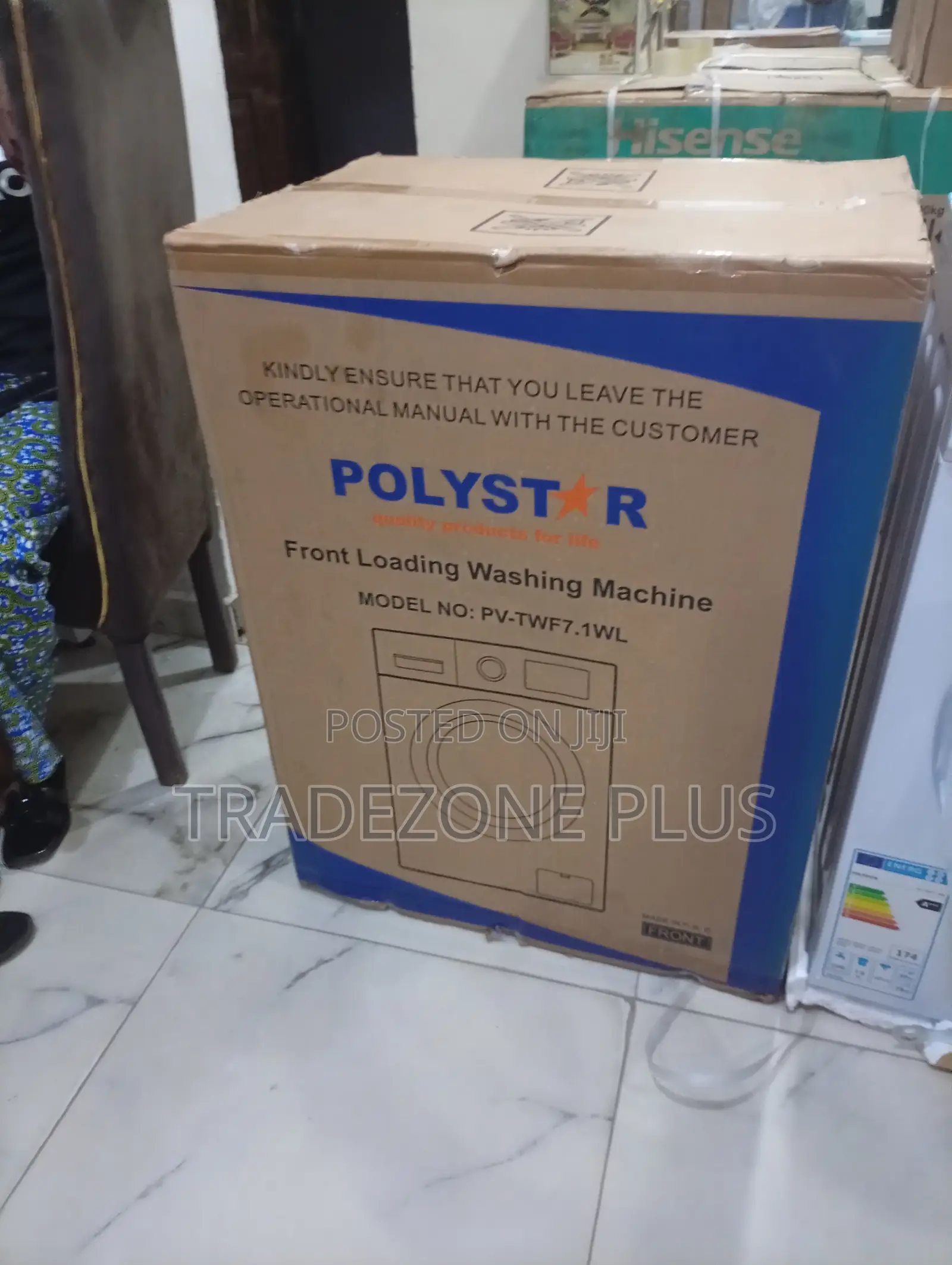 Polystar Front Loader Washing Machine – Durable Performance