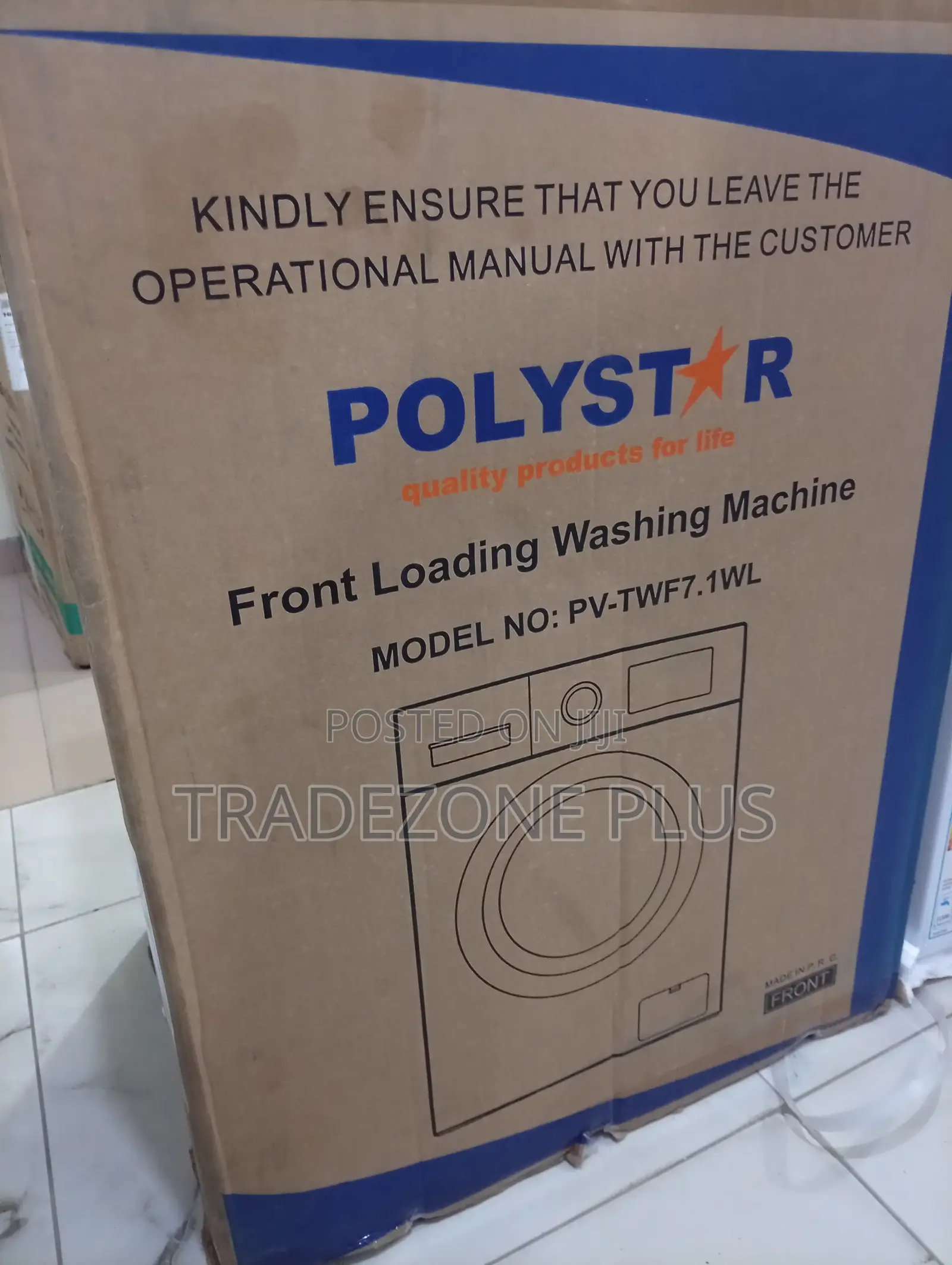 Polystar Automatic Front Load Washing Machine – Smart Laundry Care