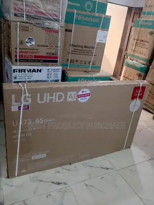 Lg 65” Smart Tv, Clean Working