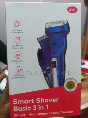 Itel Smart-shaver 3-in-1 (Clipper, Nose Trimmer Shaver)