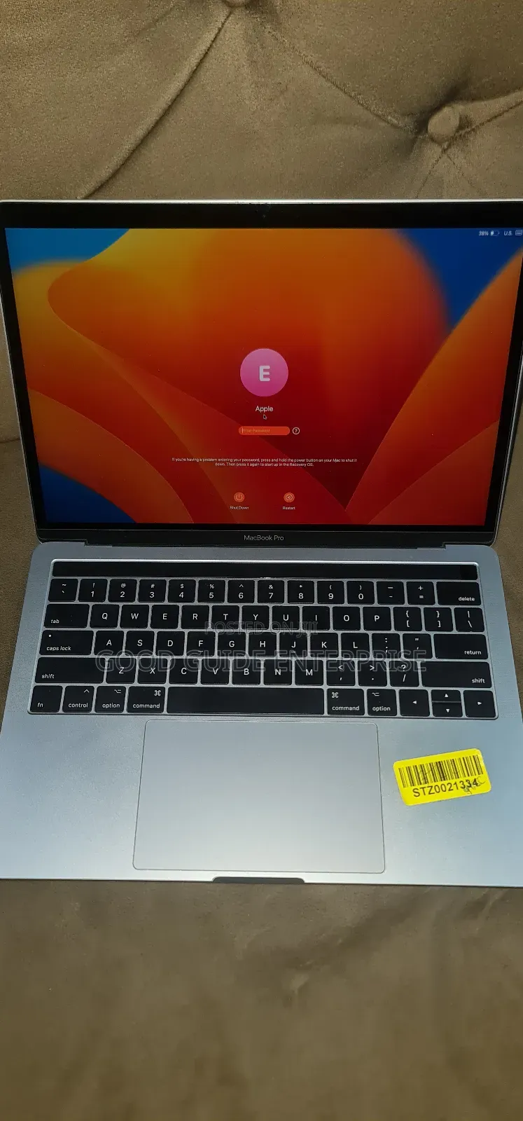 Laptop Apple MacBook Pro 2017 16GB Intel Core I7 SSD 512GB