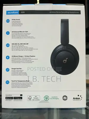 Soundcore by Anker Q30 Multi-Mode Noise Canceling Bluetooth Headphones