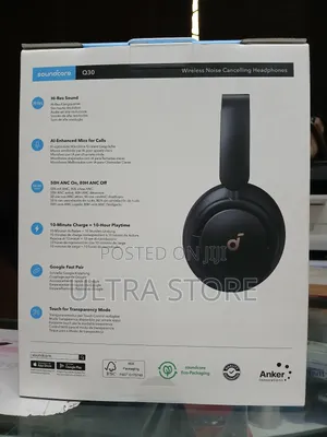 Life Q30 By Anker- Hybrid Active Noise Cancelling Headphones