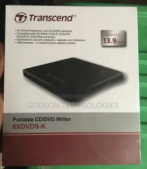 Transcend 8xdvds-K Portable DVD Writer