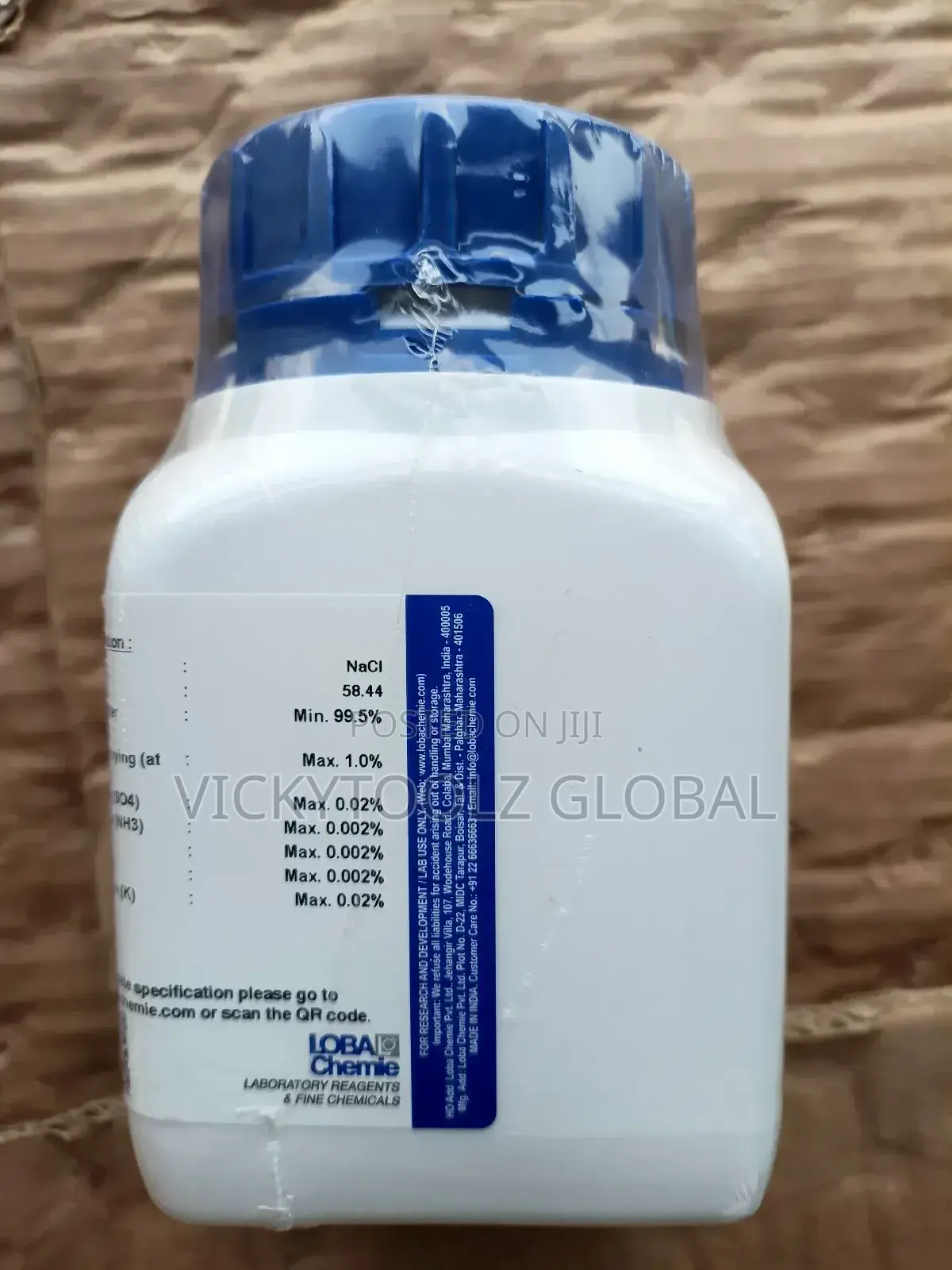 Sodium Chloride 99.5% Extra Pure