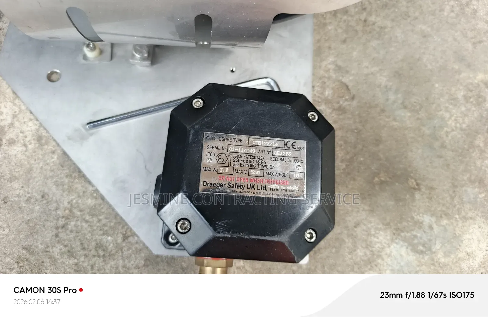 Drager Flame Detector Transimter