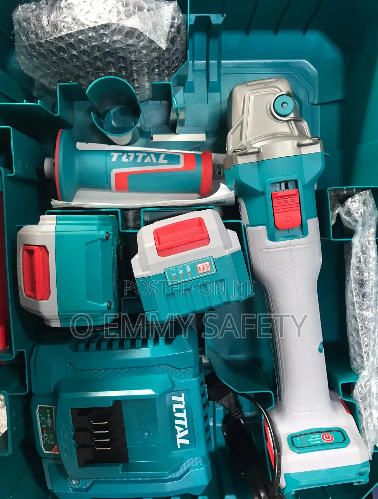 Total Cordless Angle Grinder