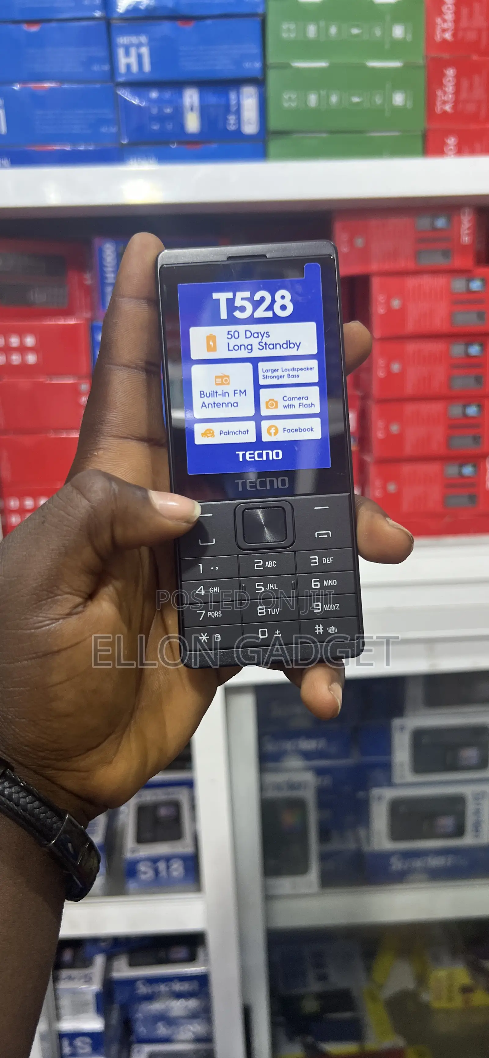 New Tecno T528 Black