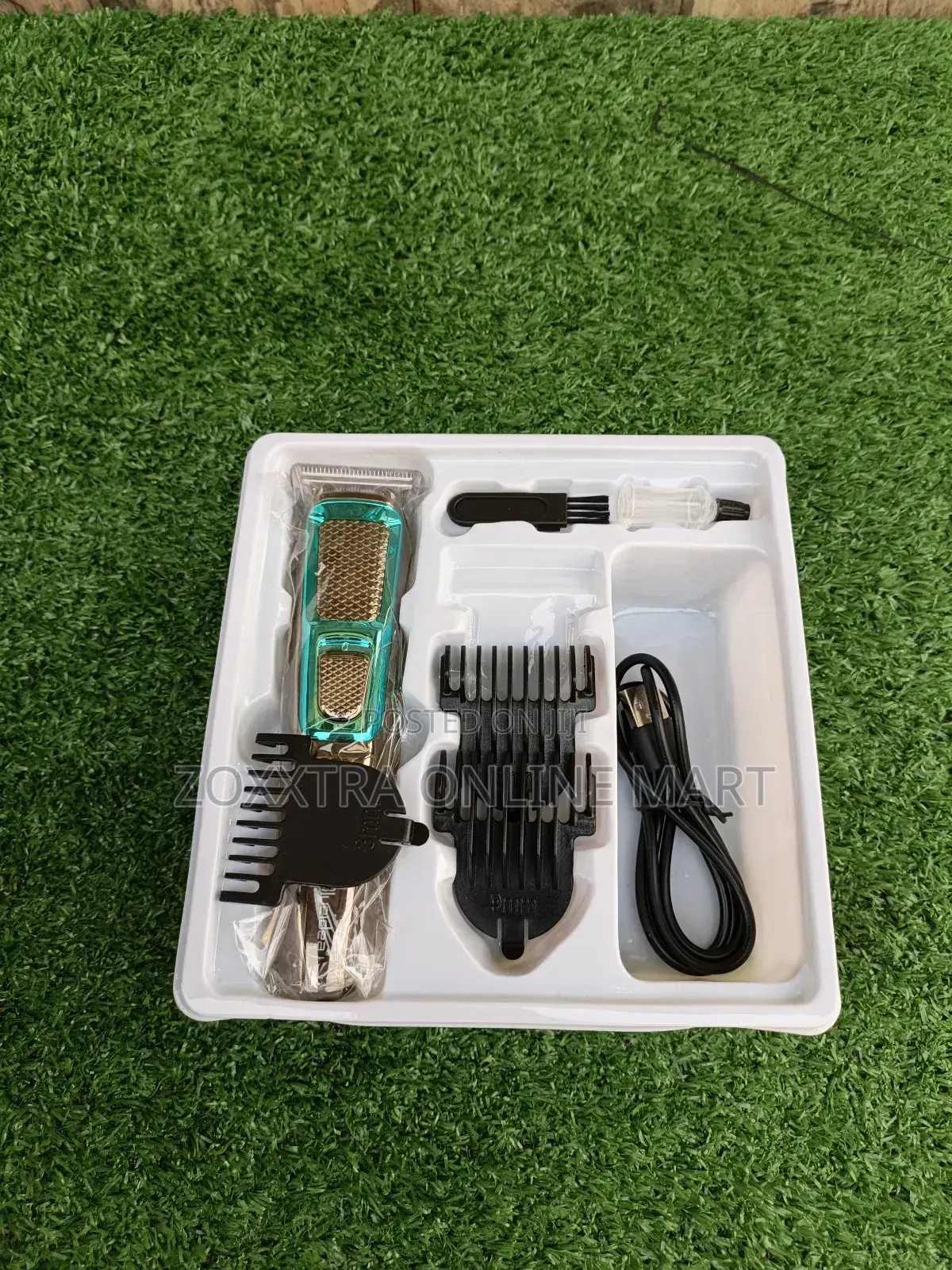 Blue Idea Rechargeable Hair Beard Clippers With Accessories
