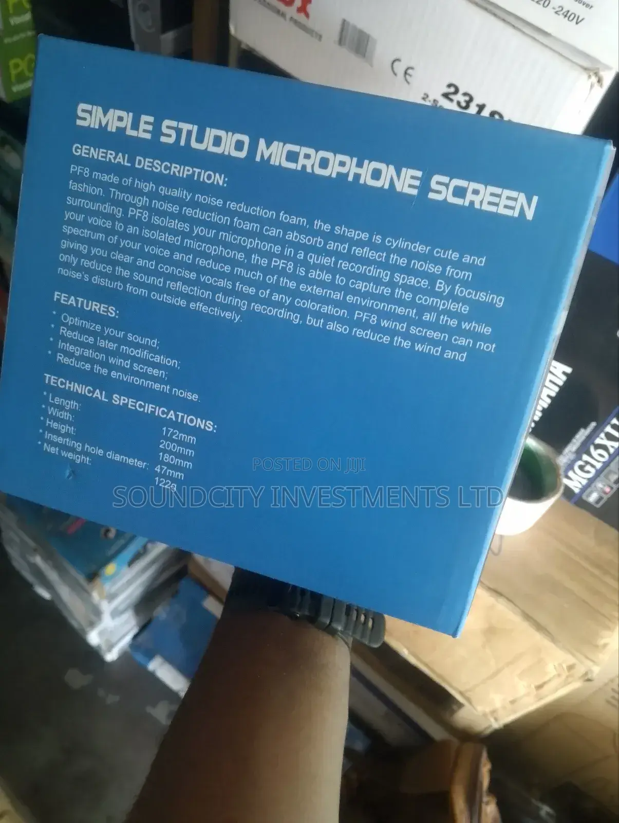 Alctron Pf8 Mic Shield.