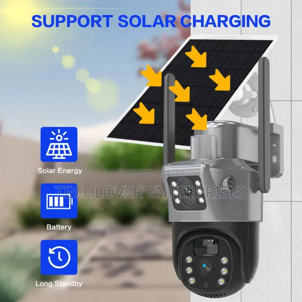 Dual Screen Solar Camera 4g/Wifi