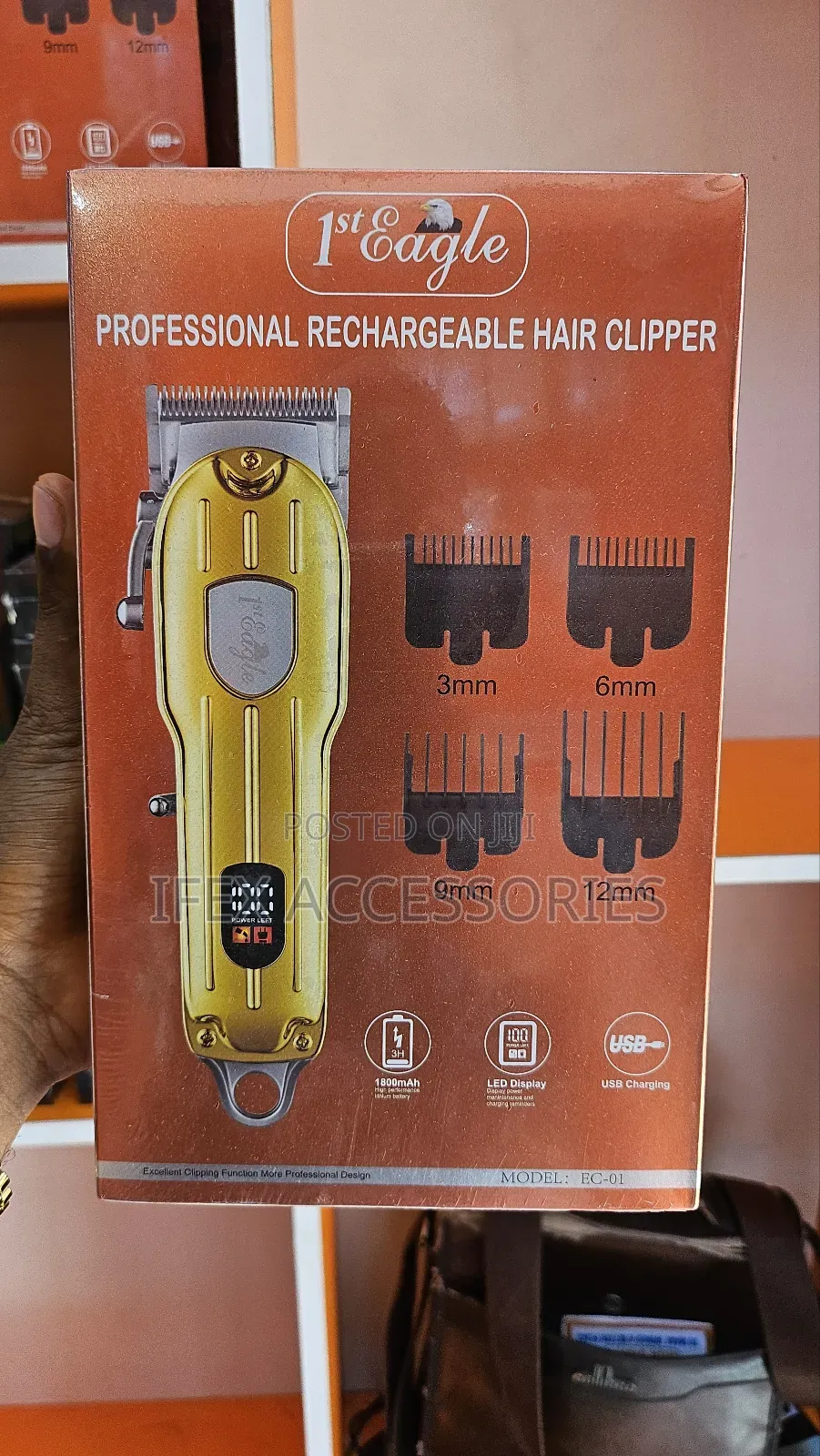 1steagle Professional Rechargeable Hair Clipper