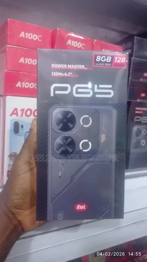 New Itel P65 128 GB Black