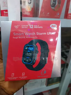 Itel Storm Ultra Scratchproof Ip68 O23 Smart Watch Stormultra Black