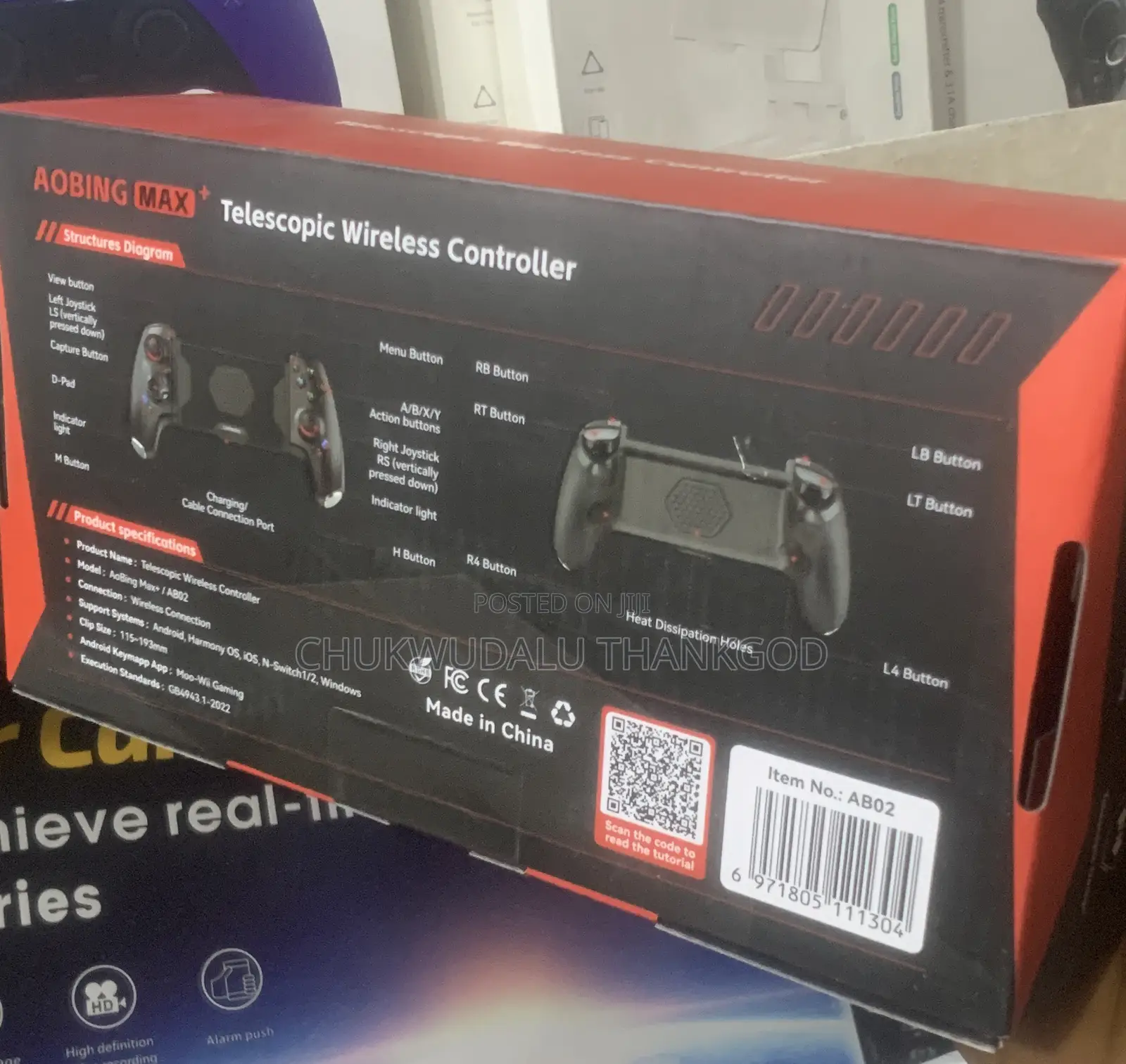 Aobing Max Telescopic Wireless Controller for Ios/Android