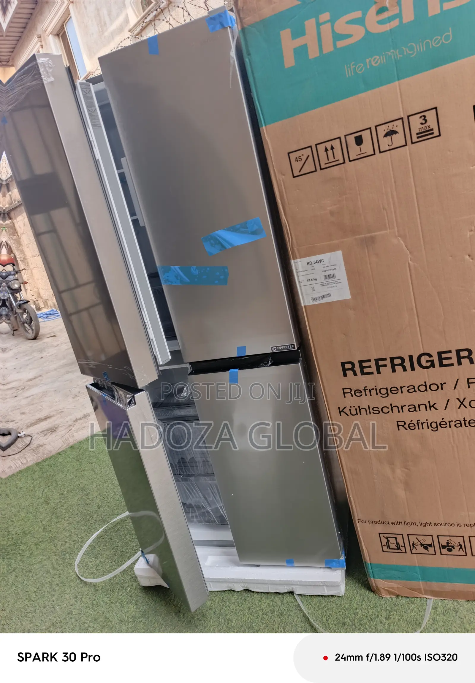Multi Door Cooling Refrigerator 427l | Hisense Rq-54wc