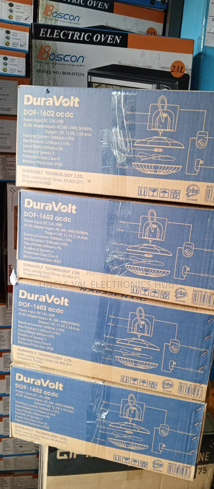 Duravolt 16" Ac/Dc Orbit Fan