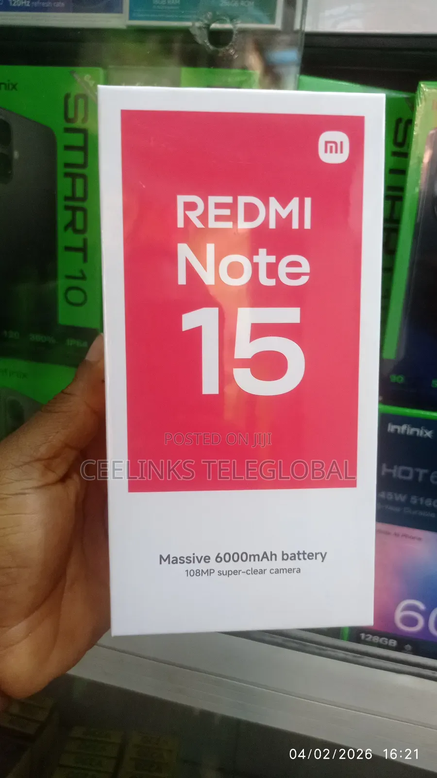 New Xiaomi Redmi Note 15 128 GB Purple