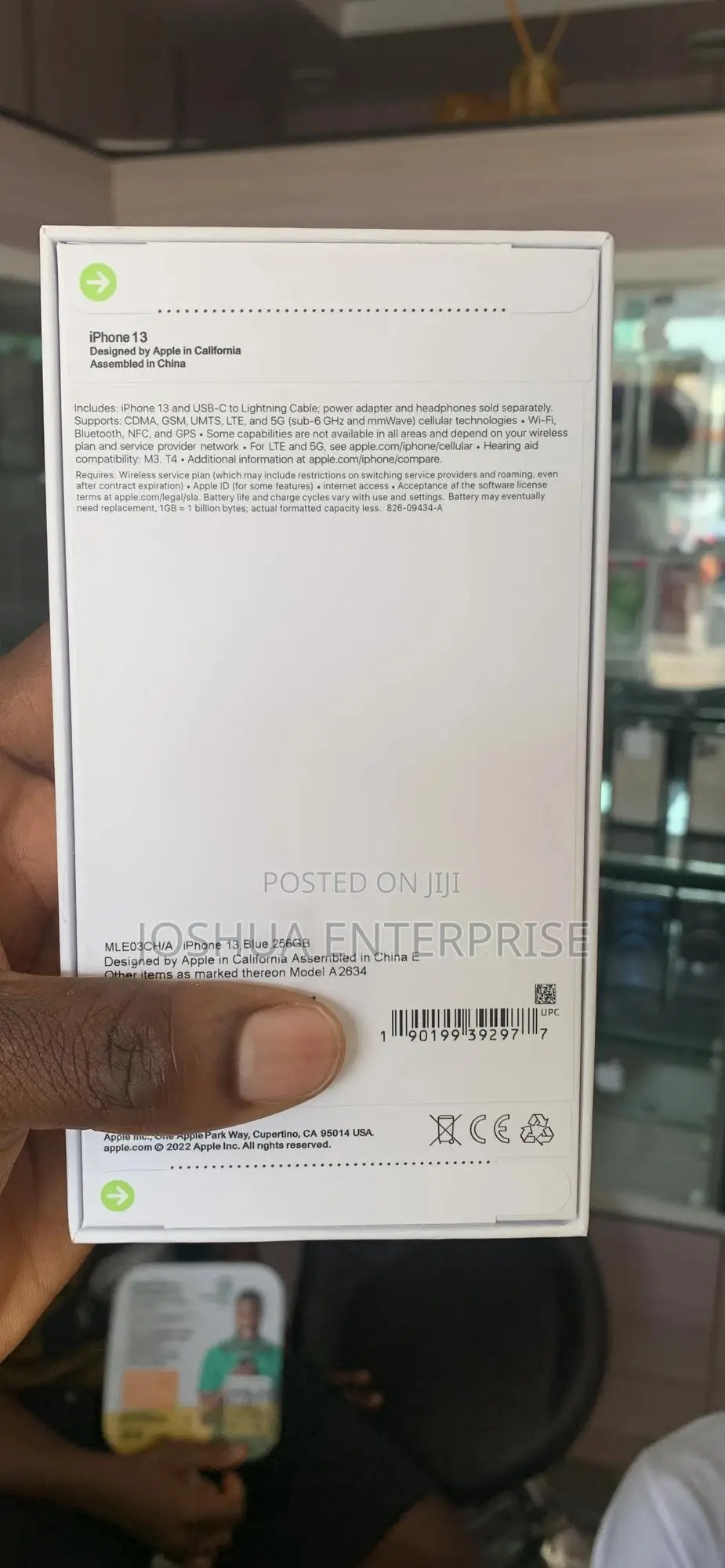 New Apple iPhone 13 256 GB Blue