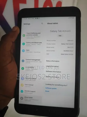 Samsung Galaxy Tab Active3 64 GB Black