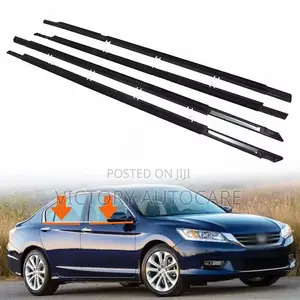 Door Crome Silver Water Protector Set for 2013,2016,2018 Honda Accord