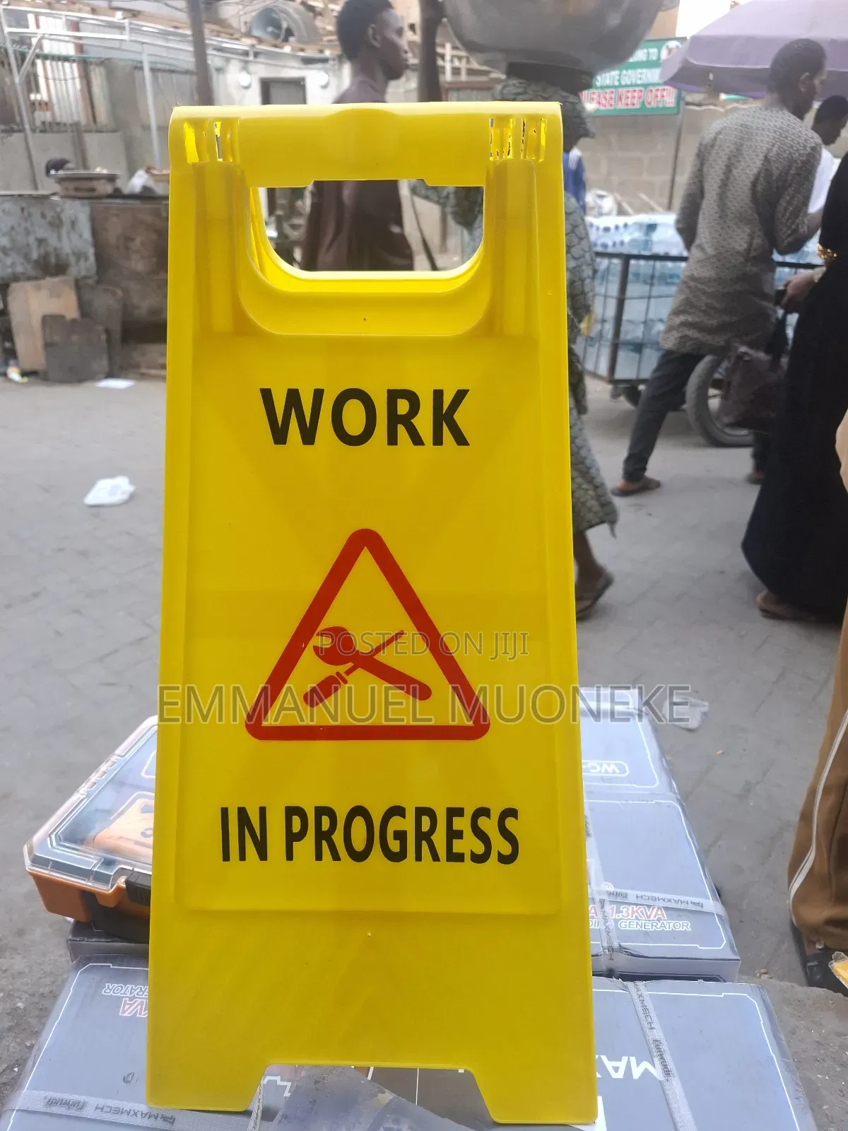 Work In Progress Safety Sign", "Work In Progress Floor Sign in Lagos ...
