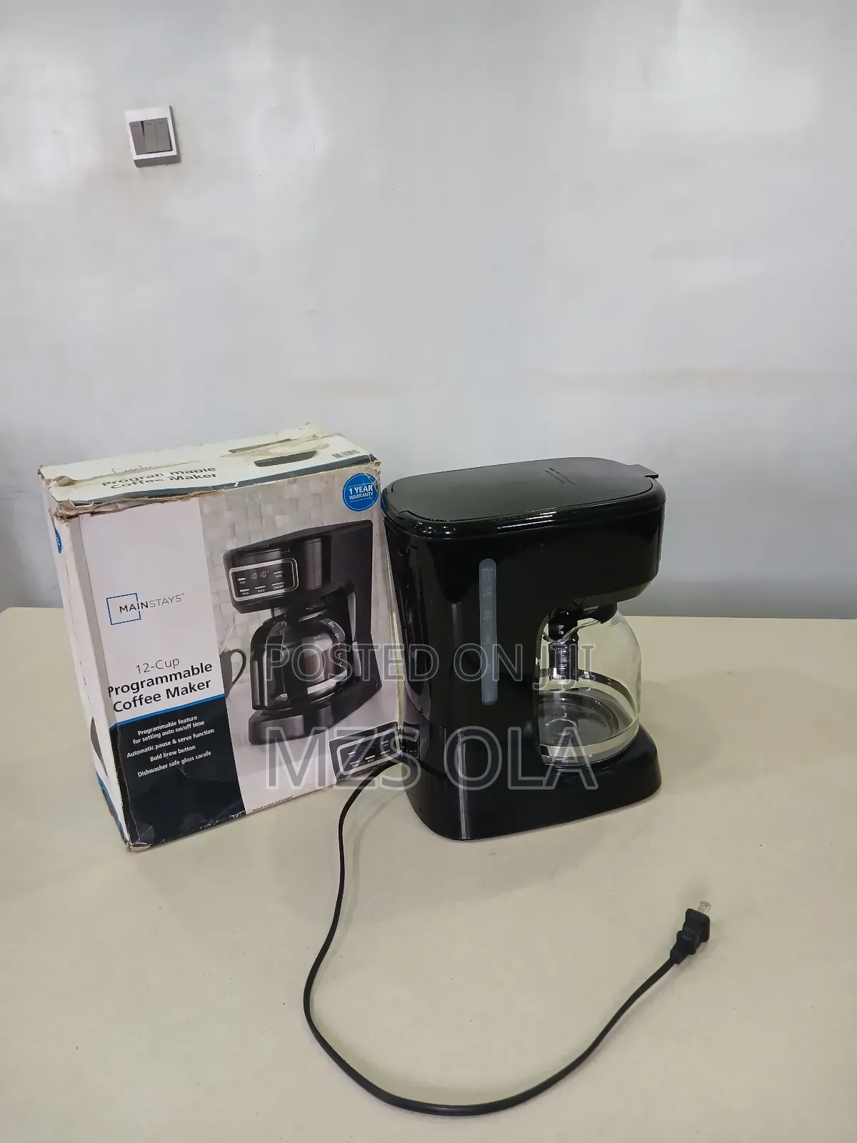Mainstays 12-Cup Programmable Coffee Maker