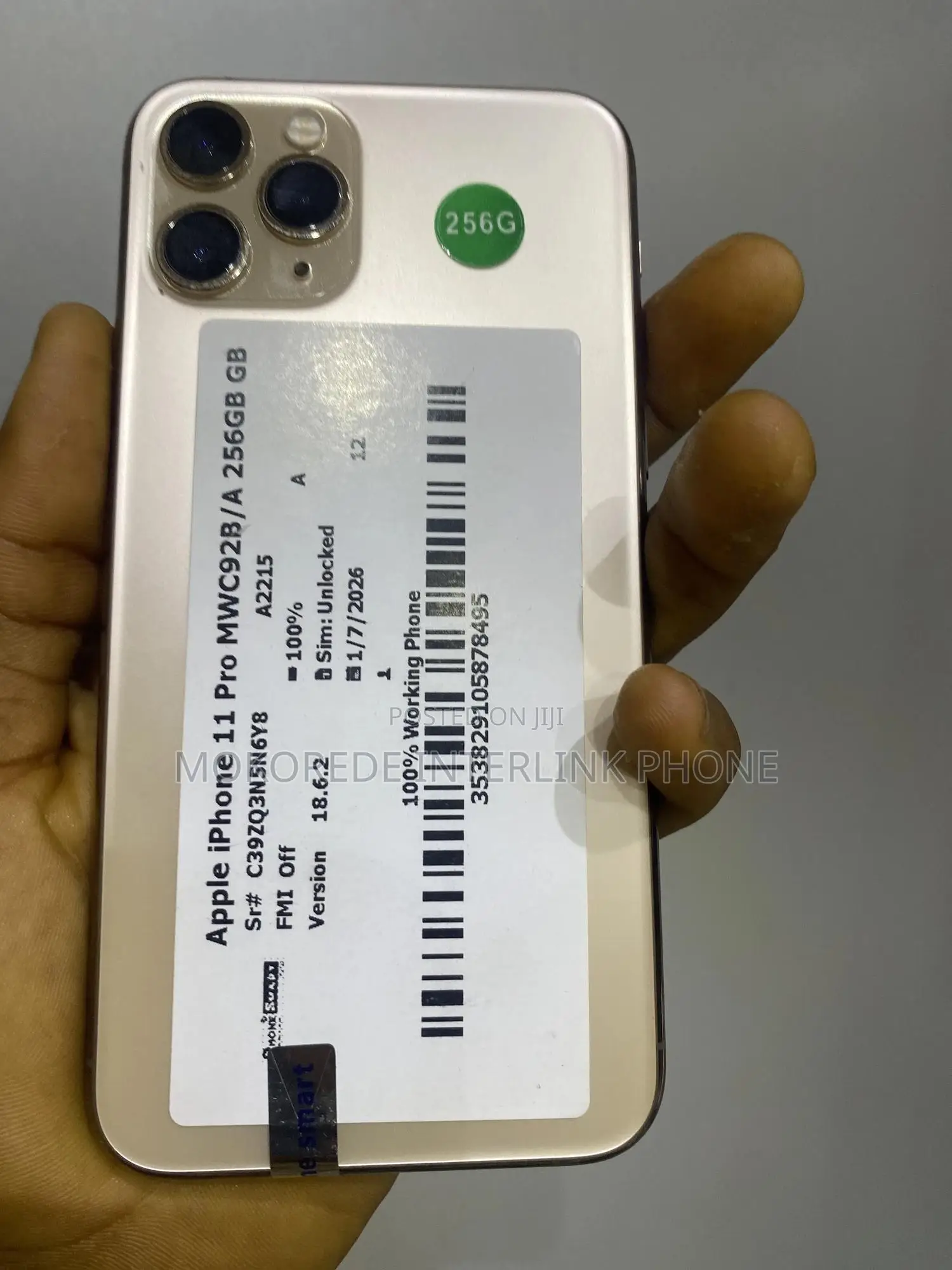 Apple iPhone 11 Pro 256 GB Gold