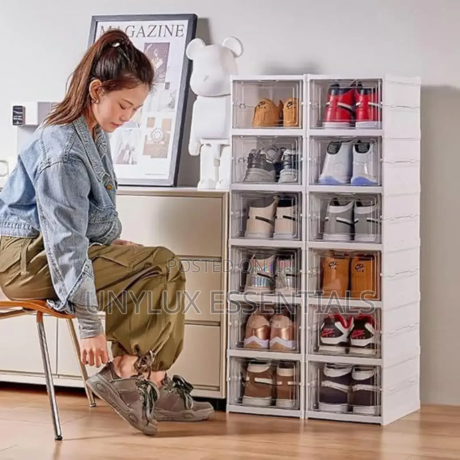 6 Layer Collapsible Shoe Rack/Box