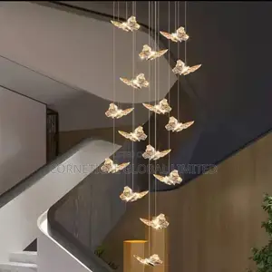 Modern Luxury Crystal Butterfly Led Pendant Chandelier Light