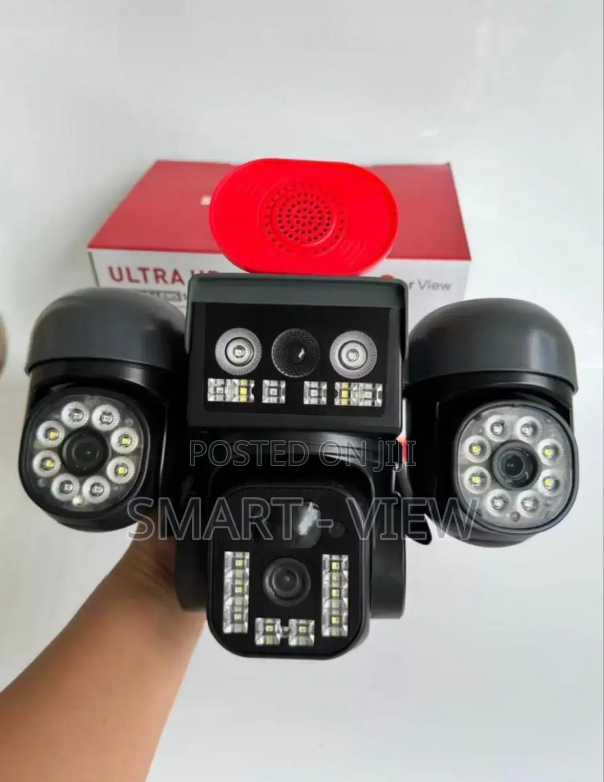 Triple Lens Solar Security Camera