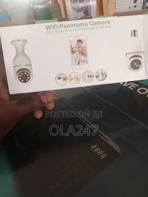 Wifi Panorama 360° Wireless CCTV Smart Bulb Camera - Night Vision