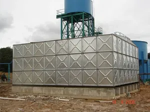 Pressed Steel Galvanized Water Tank