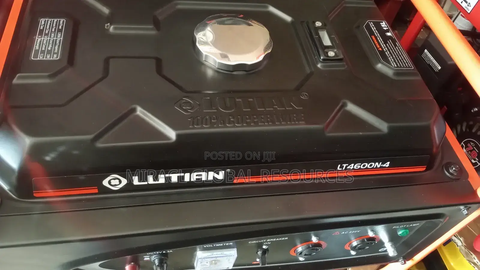 Lutian Generator 3.5kva 100  Copper Wire