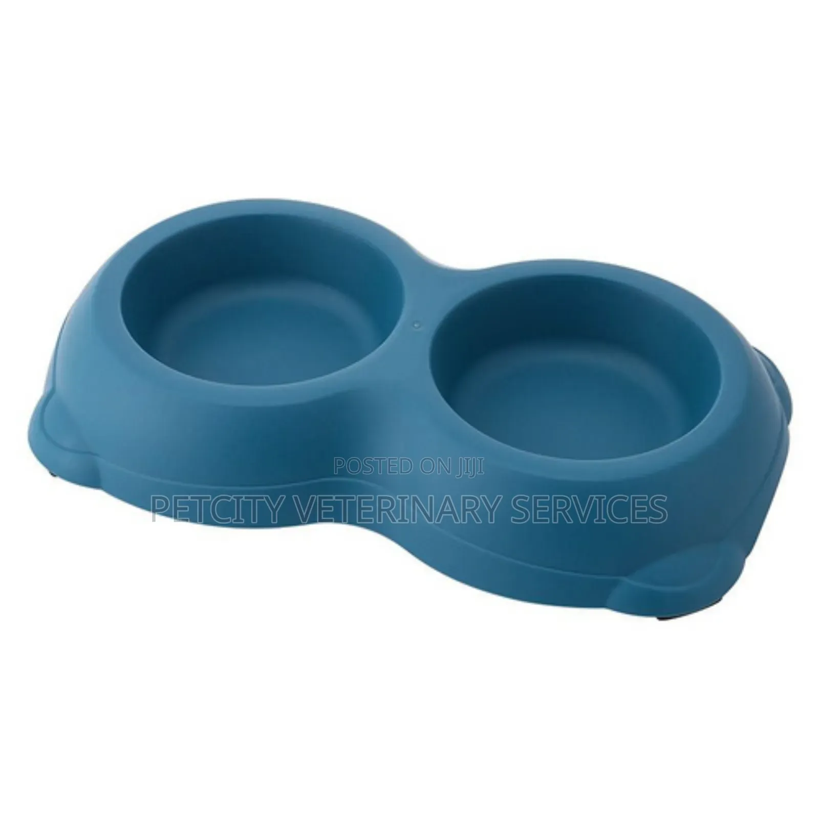Plastic Double Pet Bowls – Perfect for Cats Dogs