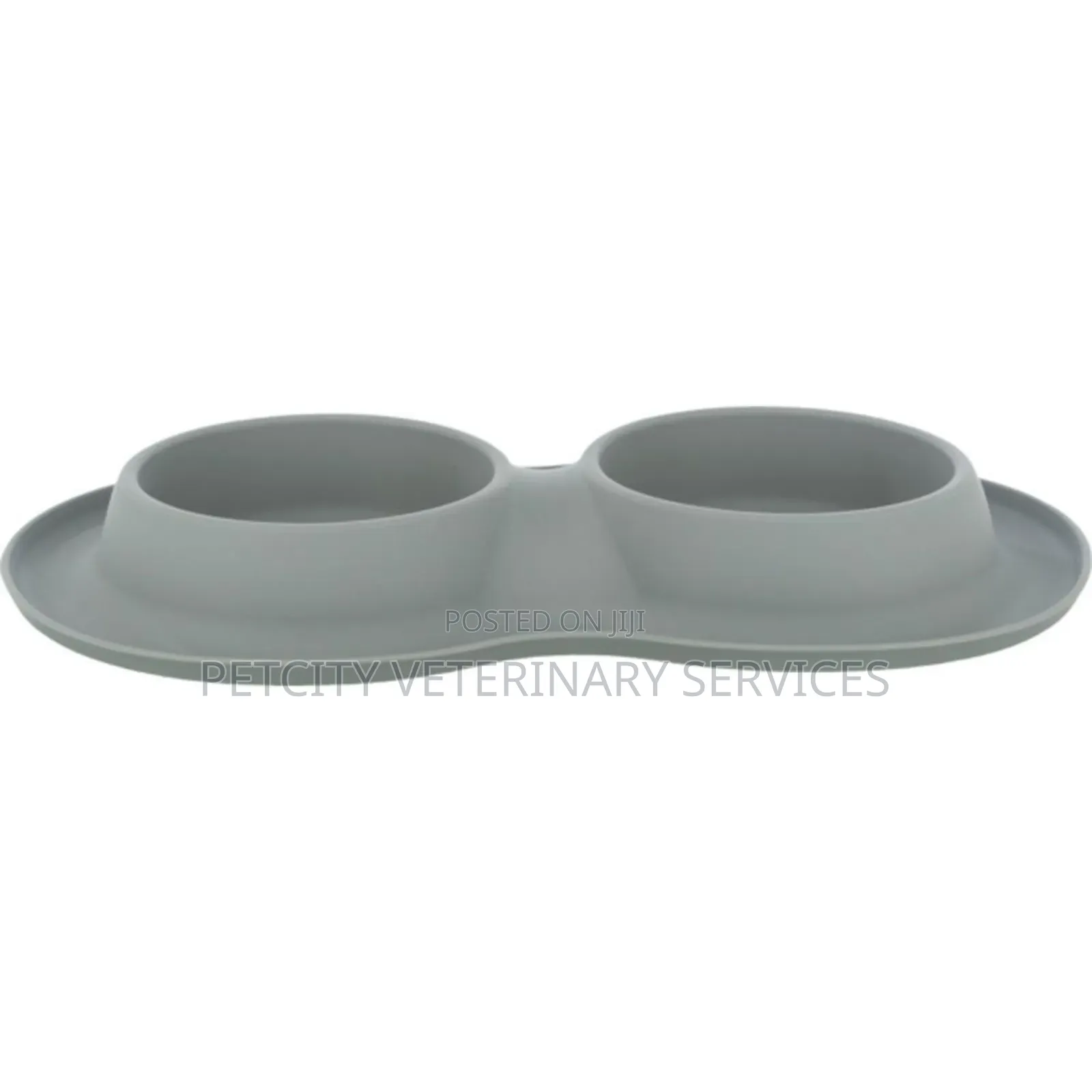 Plastic Double Pet Bowls – Perfect for Cats Dogs