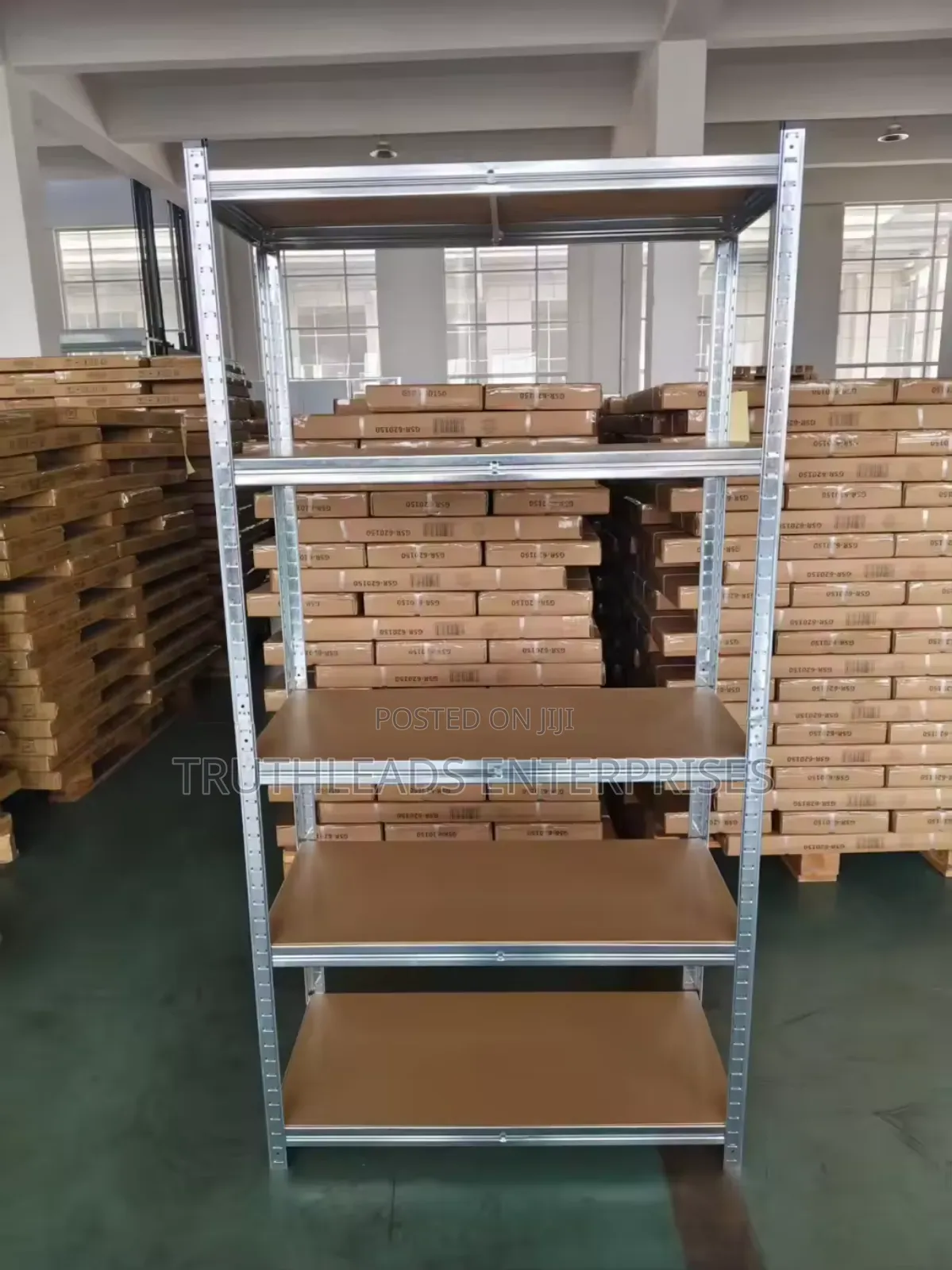 Imported Silver Metal Storage Shelving